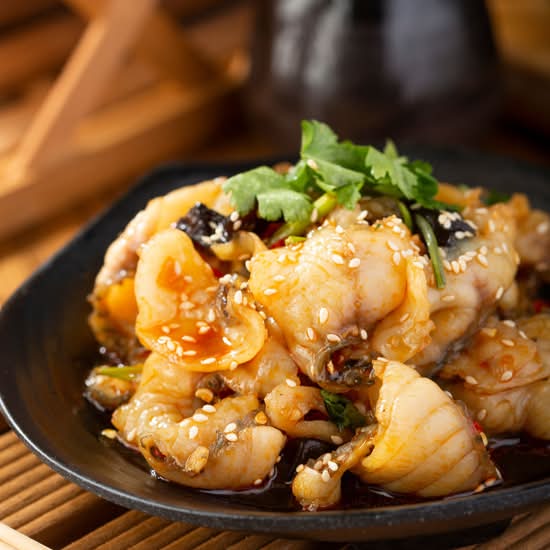 捞汁脆鲷鱼 Tilapia Fillets in House Special Chilli Sauce